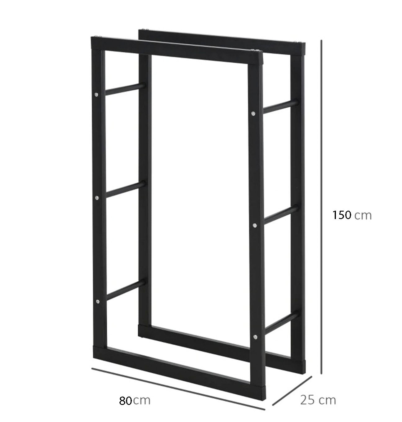 DS BS Firewood Rack Wood Storage Rack - 150??80??25cm