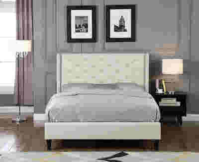 New Lisbeth Bed Frame Beige - King