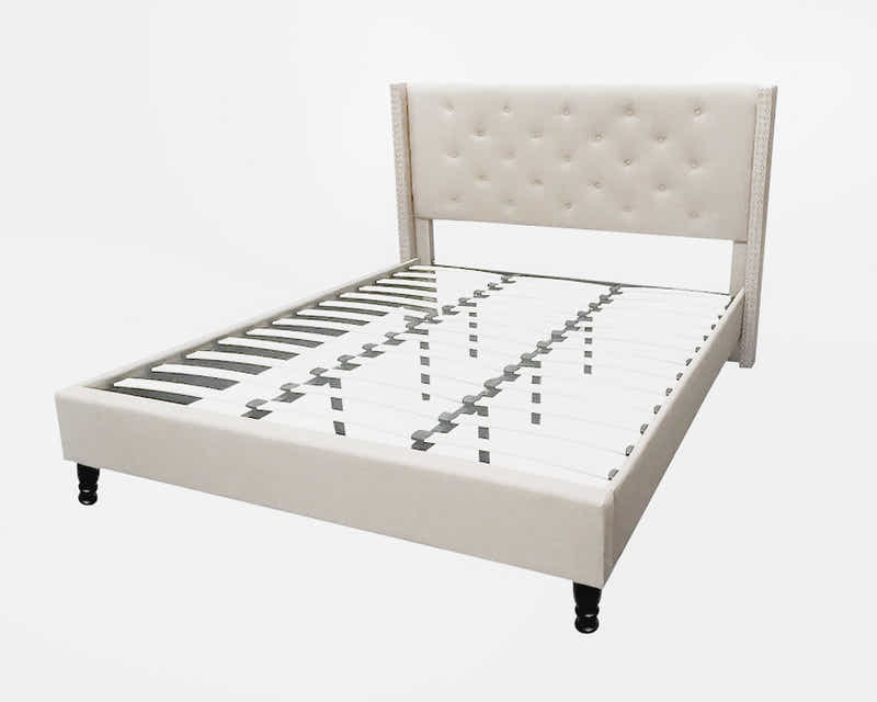 New Lisbeth Bed Frame Beige - King