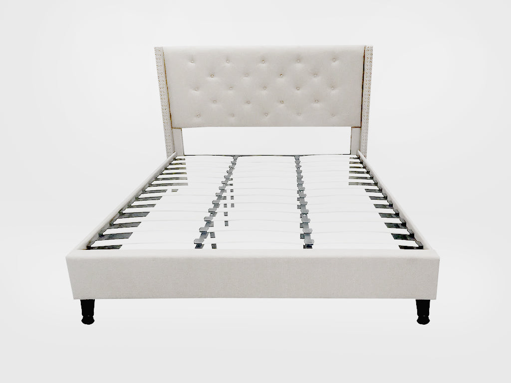 New Lisbeth Bed Frame Beige - King