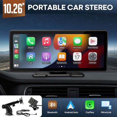 DS BD 10.26 Inch Car Stereo Radio Apple Carplay Auto MP5 Player Bluetooth