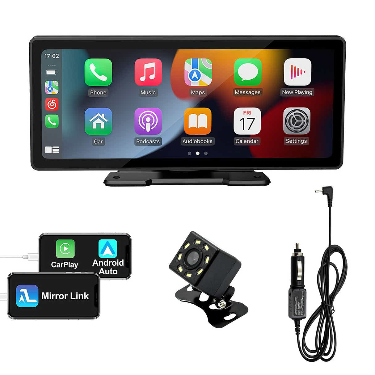 DS BD 10.26 Inch Car Stereo Radio Apple Carplay Auto MP5 Player Bluetooth