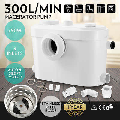 DS BD 750W Macerator Sewage Pump Automatic Waste Water Flush Marine Toilet