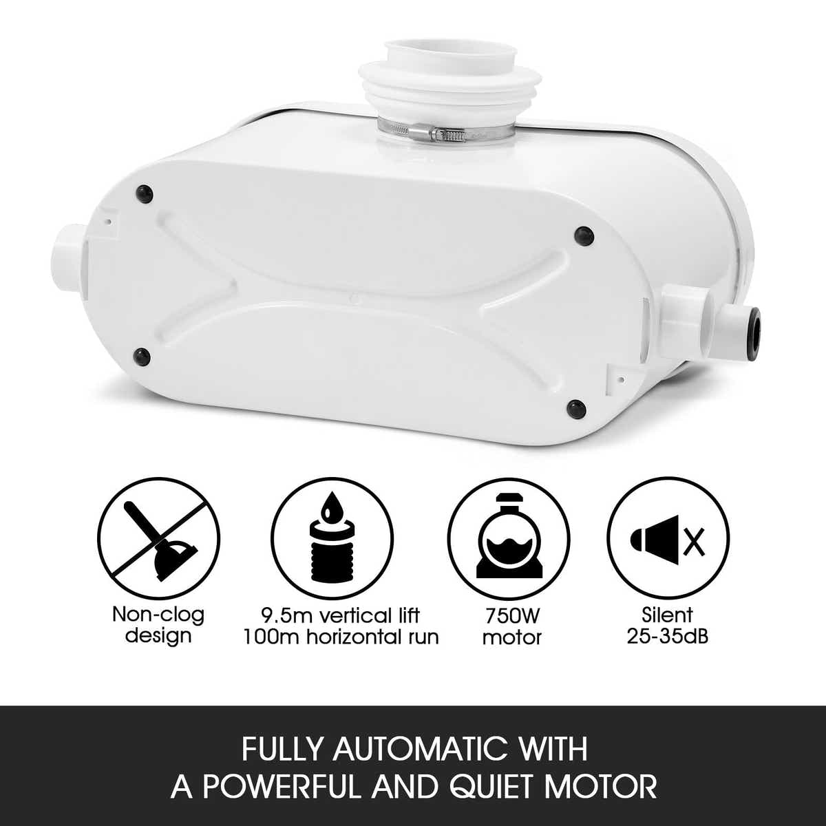 DS BD 750W Macerator Sewage Pump Automatic Waste Water Flush Marine Toilet