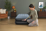 DS Bestway 1.91m x 97cm x 46cm Tritech Air Mattress Twin Built-in AC pump 671NA