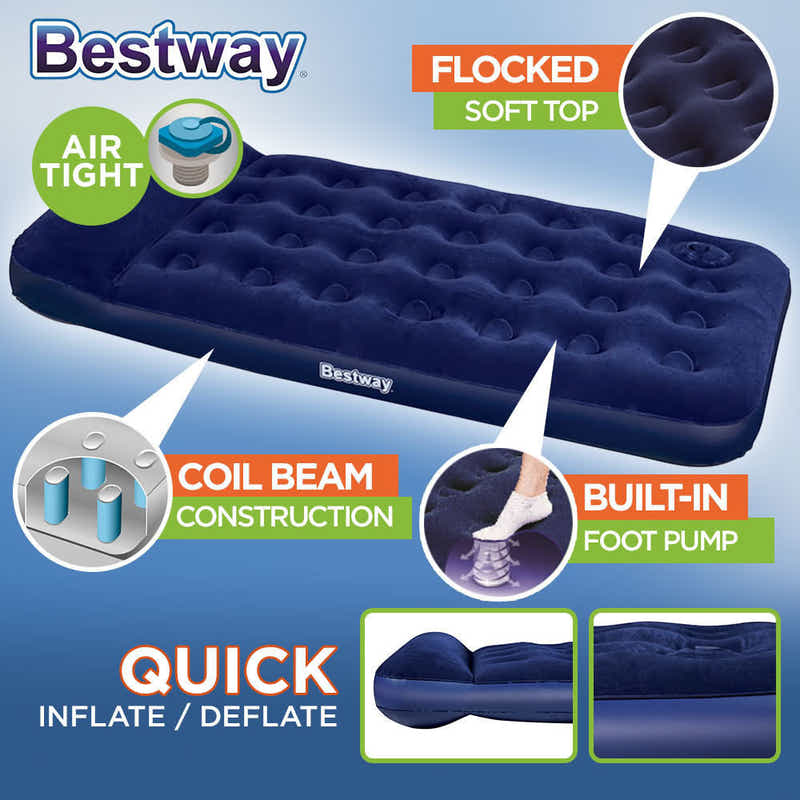 Bestway Air Bed Single Inflatable Mattress