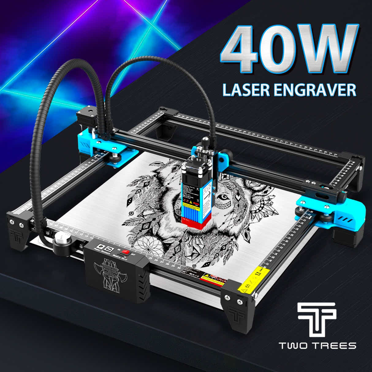 DS BD Laser Engraver Cutter Cutting Machine Wood Etcher 40W High Precision