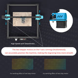 DS BD Laser Engraver Cutter Cutting Machine Wood Etcher 40W High Precision
