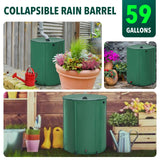 DS BD Rain Water Tank Barrel 225L Rainwater Collection Container Harvesting 59