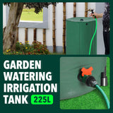 DS BD Rain Water Tank Barrel 225L Rainwater Collection Container Harvesting 59