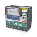 DS Bestway 2.03m x 1.52mx 56cm Tritech Air Mattress Queen Built-in AC Pump 67614