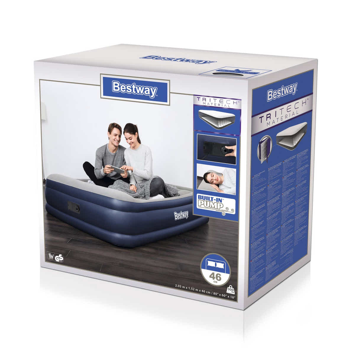 Bestway Tritech Air Bed Mattress 46 cm – Queen