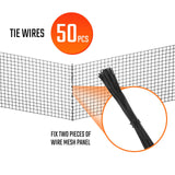 DS BD Solar Panel Bird Wire Mesh Roll Kit Barrier Black Pigeons Squirrels 30M