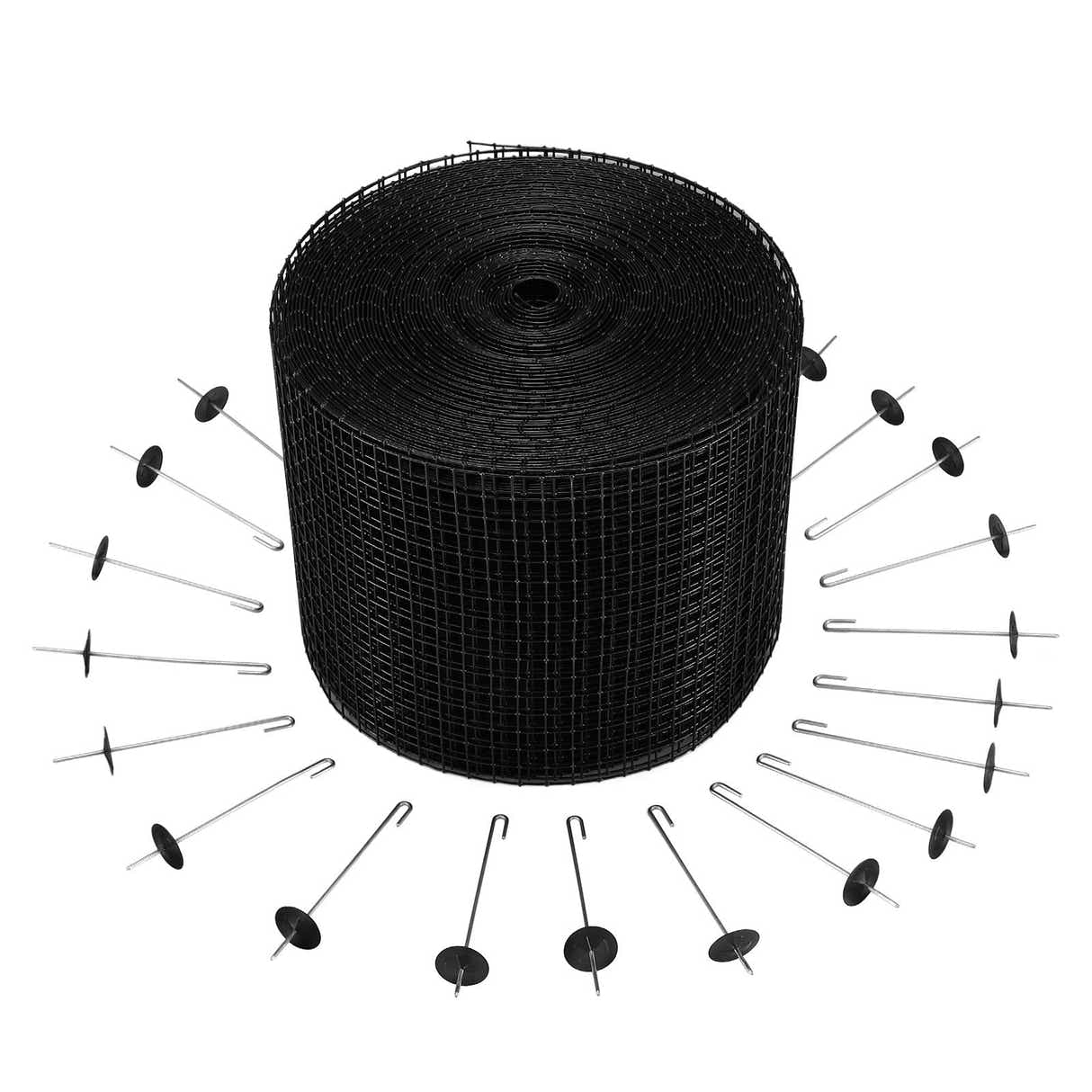 DS BD Solar Panel Bird Wire Mesh Roll Kit Barrier Black Pigeons Squirrels 30M
