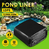 DS BD LDPE Pond Liner 6X8M Fish Waterfall Water Pad Heavy Landscaping 0.5mm