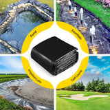 DS BD LDPE Pond Liner 6X8M Fish Waterfall Water Pad Heavy Landscaping 0.5mm