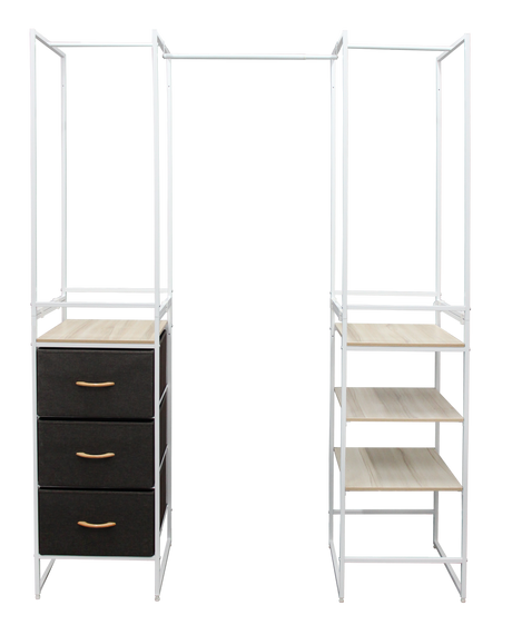 Delani Open Wardrobe Set