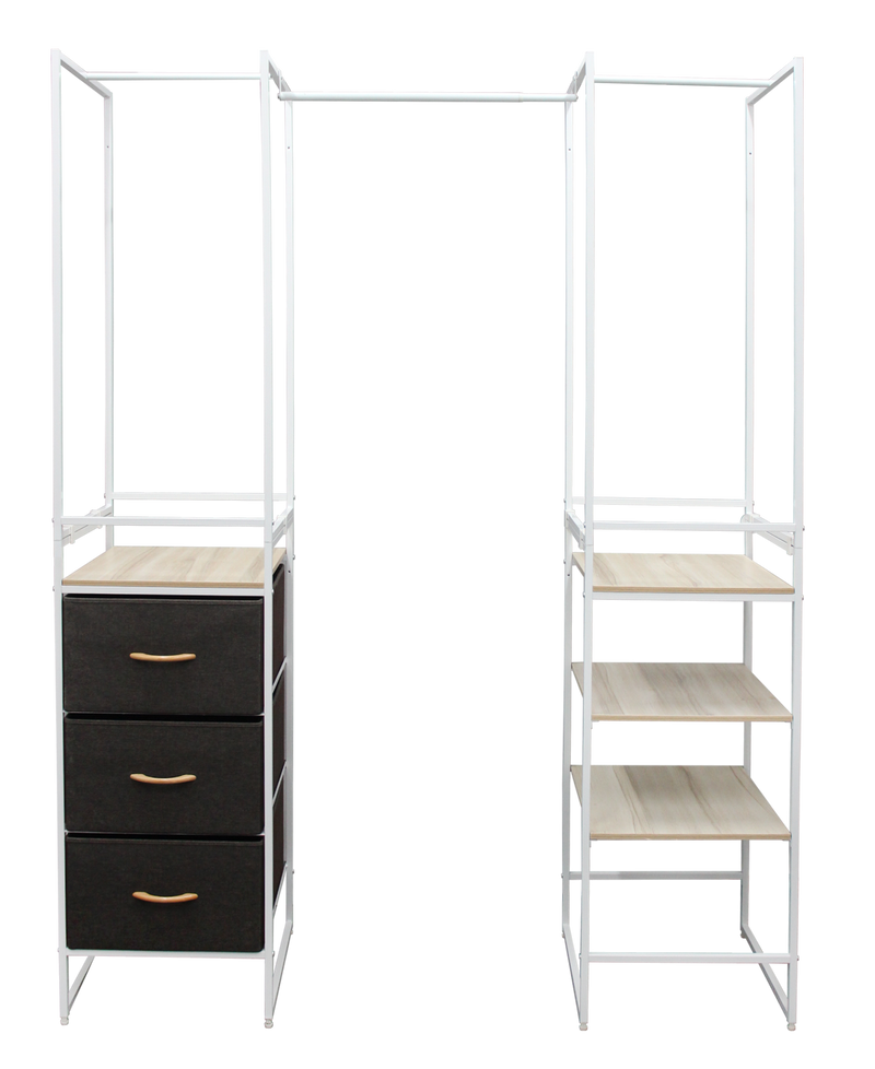 Delani Open Wardrobe Set