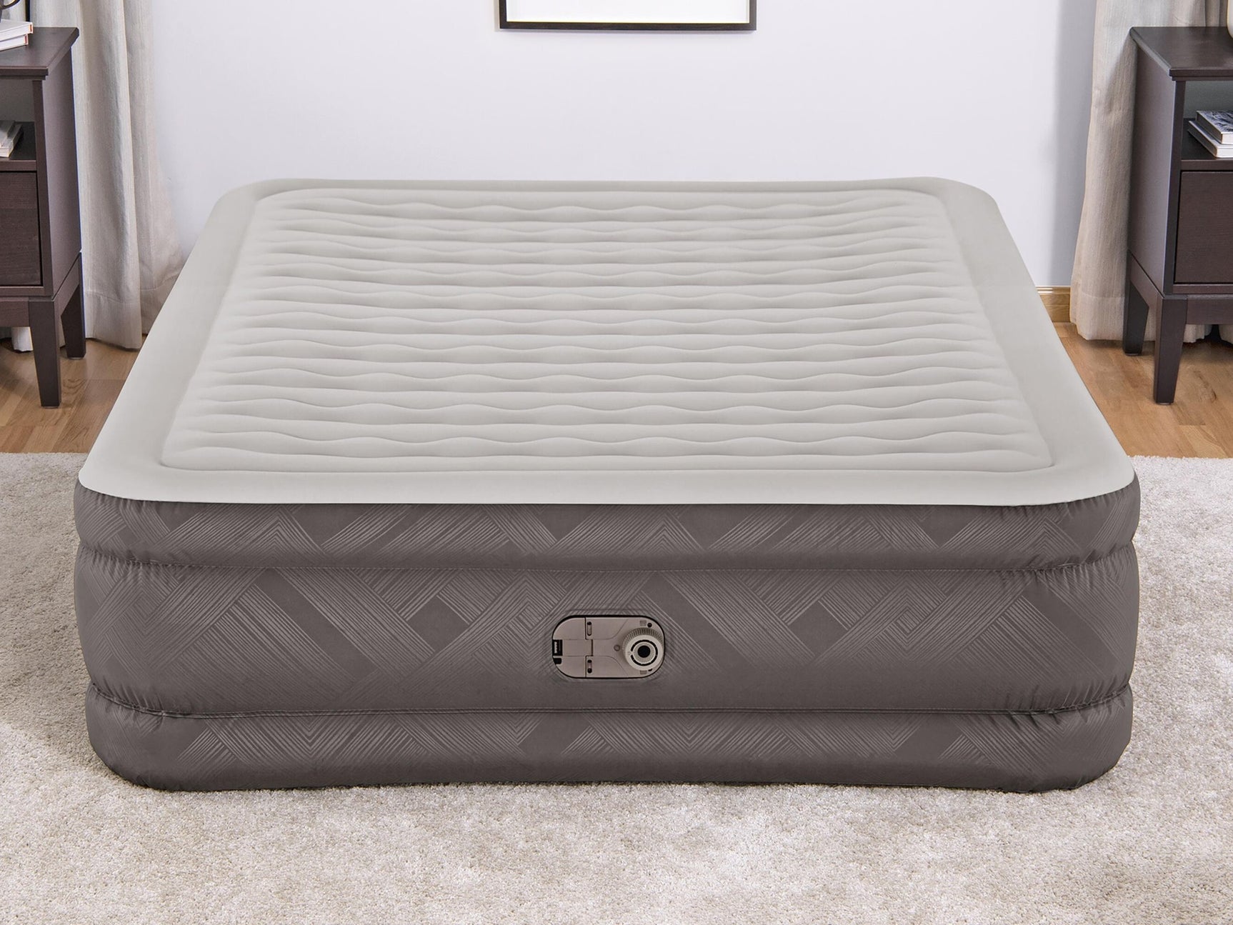 DS Bestway Fortech Air Mattress Queen Built-in AC pump