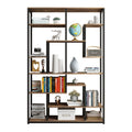 DS BD Bookshelf 7 Tier Shelf CD DVD Photo Storage Media Rack Plant Metal Black