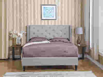 New Lisbeth Bed Frame Grey - King