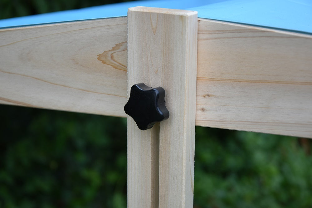 Wooden Sandpit With Canopy Wsb-1150