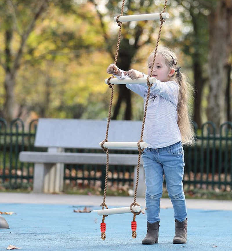 DS BS 6-Section Climbing Rope Ladder for Kids 200 cm