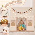 DS BD Kids Tent Playhouse Princess Castle Mat Star Banner 1 Door 3 Windows Toys