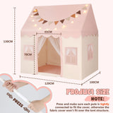 DS BD Kids Playhouse Tent Toys Castle Pink Boys Girls Banner 1 Door 3 Windows