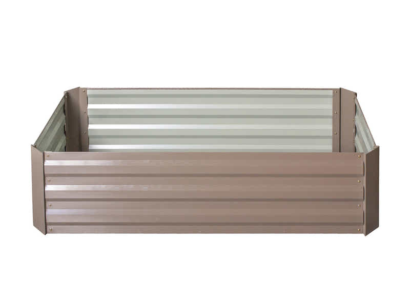 Galvanized Steel Garden Bed 120x60x30 cm
