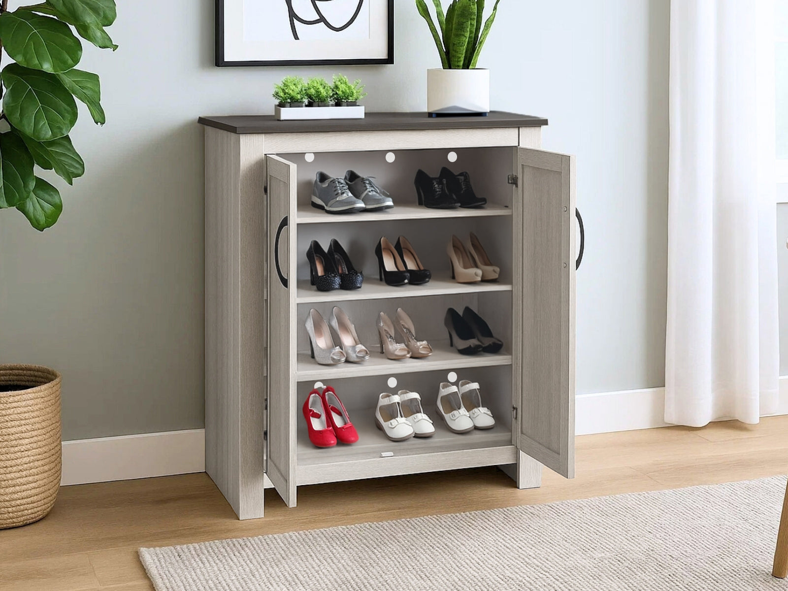 Storage Clearance Under Bed Shoe Storage Argos Lennart 2-Door Shoe