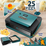 DS BD 25 Eggs Incubator Chicken Hatcher Turning Quail Duck Poultry Bird Hatching