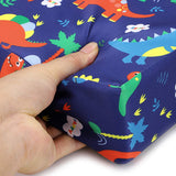 DS BS Kids Dismountable Highchair Booster Cushion- Blue Dino