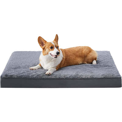 DS BS Egg-Crate Foam Dog Bed with Removable Washable Cover-M