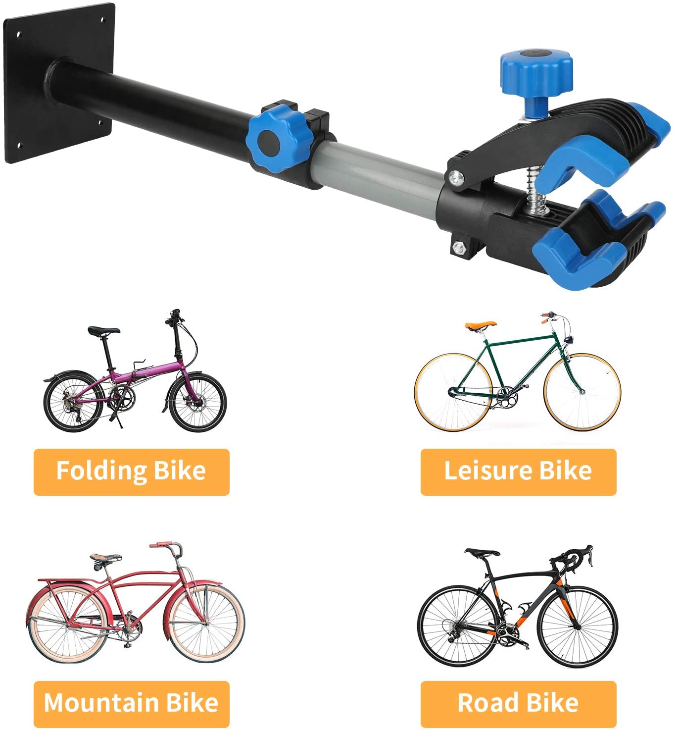 DS BS Bike Wall Mount Bicycle Repair Clamp Holder