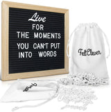 DS BS Black Felt Letter Boards with 330 Letters