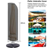 DS BS 265cm Outdoor Patio Umbrella Cover