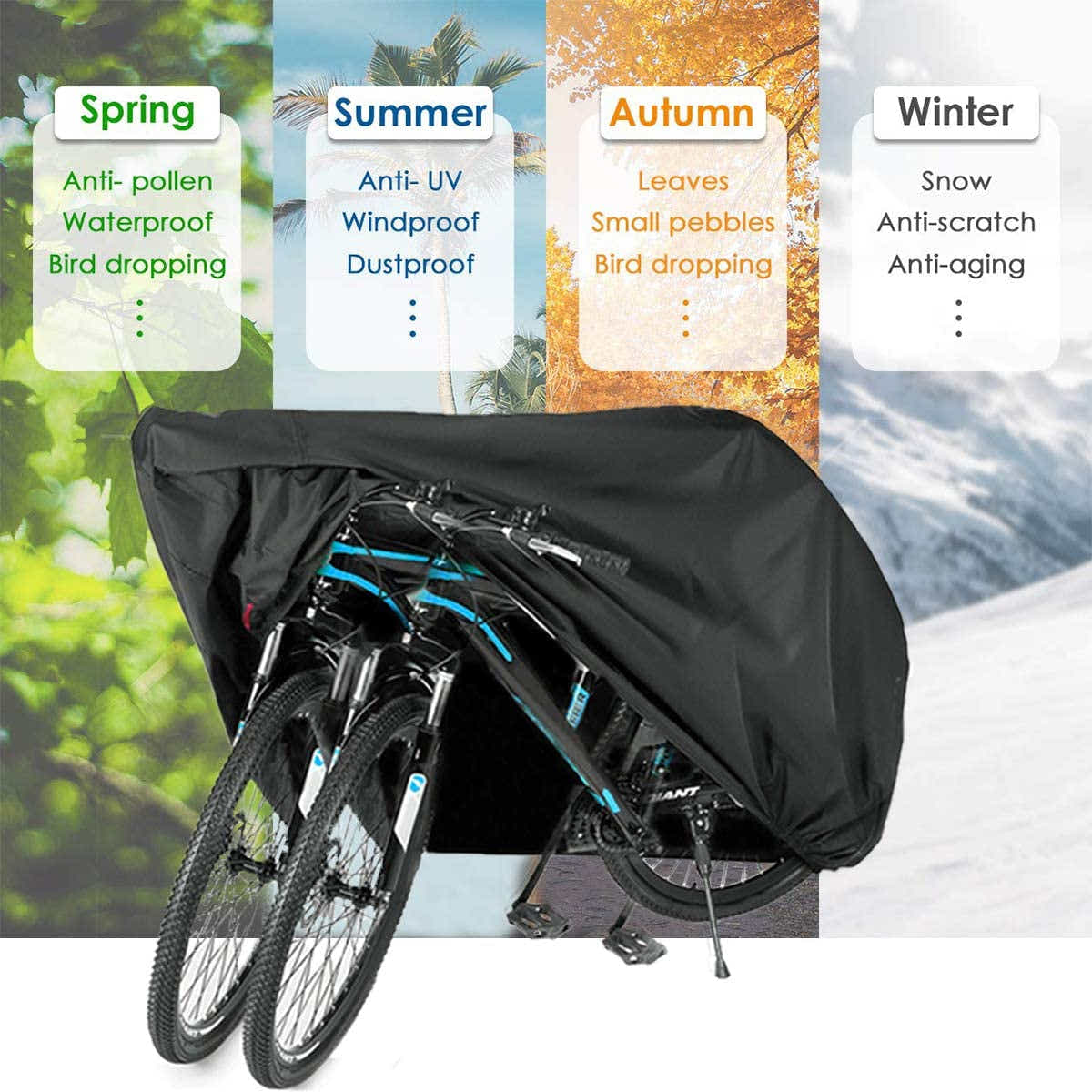DS BS Outdoor Bike Sun UV Dust Rain Snow Cover