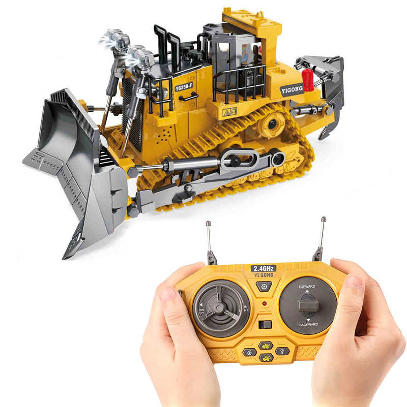 DS BS 9 Channel Remote Control Bulldozer Toy