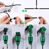 DS BS 148Pcs Watering Drip Irrigation Hose Kit System