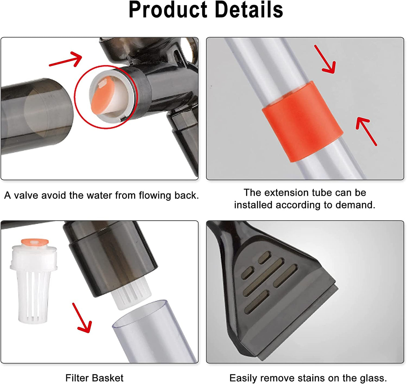 DS BS 3 In 1 Fish Tank Sand Cleaner Kit Siphon Vacuum Cleaner