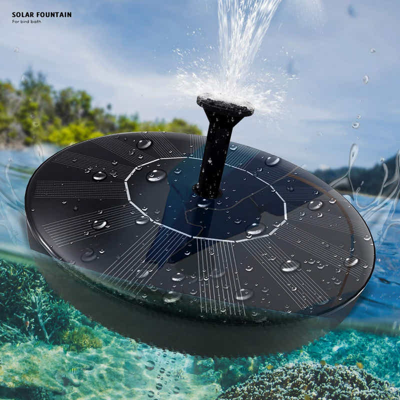 DS BS Floating Solar Powered Fountain Pump