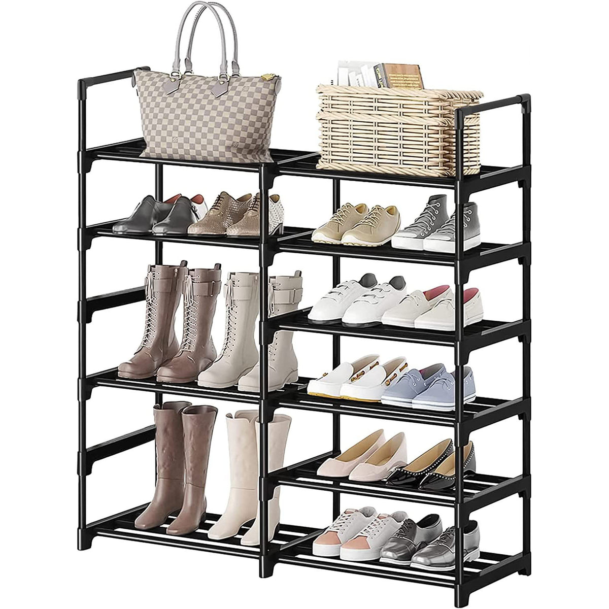 DS BS 6+6 Tiers Tall Shoe Rack Storage Shelf –Affordable Home & Living ...