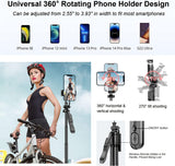 DS BS 1.5M Extendable Tripod Stand with Stabilizer for iPhone, Android, Cameras