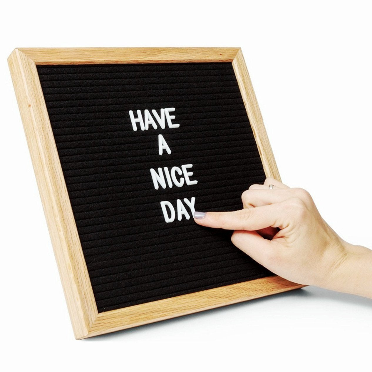 DS BS Black Felt Letter Boards with 330 Letters