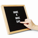 DS BS Black Felt Letter Boards with 330 Letters