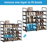 DS BS 6+6 Tiers Tall Shoe Rack Storage Shelf