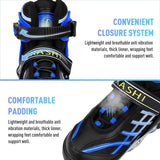 DS BS Kids Adjustable Inline Skates with Light Up Wheels Size27-32 Blue