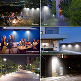 DS BS 208 LED 3 Mode Motion Solar Outdoor Wall Light