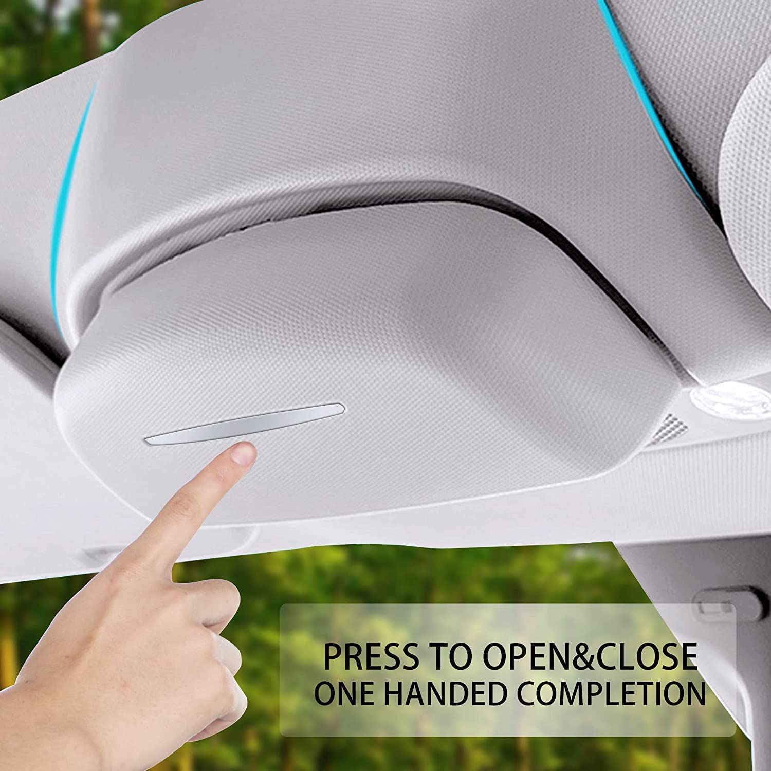 DS BS Car Roof Sunglasses Holder for Tesla Model Y